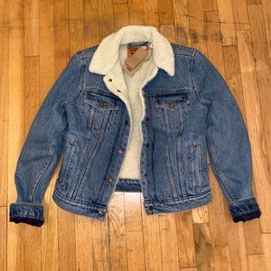 Levi denim Sherpa jacket